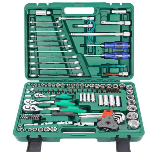 Caja de herramientas de 216 piezas